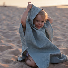 Load image into Gallery viewer, Children's Poncho with Hood - Old Green