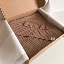 Load image into Gallery viewer, Children's Towel with Hood - Taupe Brown