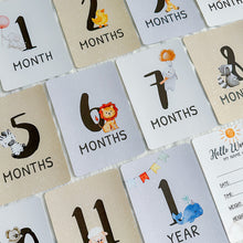 Charger l'image dans la galerie, Milestone cards - ANIMAL (ENG)