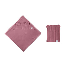 Ielādēt attēlu ,Bērnu Dvielīša Komplekts - Dark Old Pink