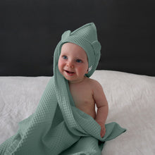 Load image into Gallery viewer, Children's Towel with Hood - Old Green