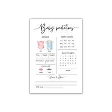 Ielādēt attēlu ,Bērniņa prognožu kartīte - CLASSIC