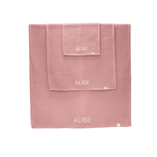 Ielādēt attēlu ,Personalizēts Vafeļu Kokvilnas Dvielis