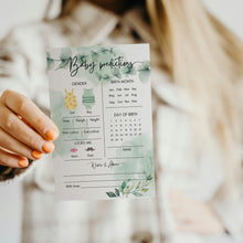 Charger l&#39;image dans la galerie, Baby prediction card - NATURE
