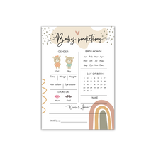 Charger l&#39;image dans la galerie, Baby prediction card - RAINBOW
